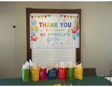 Photo of team celebration 